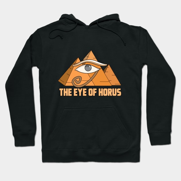 EYE OF HORUS Hoodie by theanomalius_merch